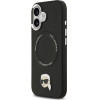 Karl Lagerfeld Karl Pin Magsafe Case For Iphone 17 Black - (KLHMP17SPSMLRKLK)