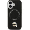 Karl Lagerfeld Karl Pin Magsafe Case For Iphone 17 Black - (KLHMP17SPSMLRKLK)