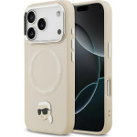 Karl Lagerfeld Karl Pin Magsafe Case For Iphone 17 Pro Beige - (KLHMP17LPSMLRKLE)