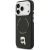 Karl Lagerfeld Karl Pin Magsafe Case For Iphone 17 Pro Black - (KLHMP17LPSMLRKLK)