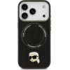 Karl Lagerfeld Karl Pin Magsafe Case For Iphone 17 Pro Max Black - (KLHMP17XPSMLRKLK)