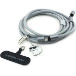 Karl Lagerfeld Universal Cbdy Choupette Charm USB-C/USB-C Cable Lanyard Black - (KLCCUCNMSCKIG)