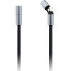 Karl Lagerfeld Universal Cbdy Ikonik Charm USB-C/USB-C Cable Lanyard Black - (KLCCUCNMSCKIK)