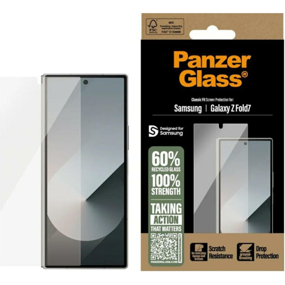 PanzerGlass Tempered Glass Classic Fit For Samsung Galaxy Z Fold7 - (PG68903)