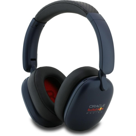 Red Bull Bluetooth Over-Ear Headphones Printed Logo Navy Blue - (RBBHXHMS1ILV)
