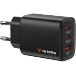 Verbatim Essentials Mains Charger Gan 65W Black - (32352)