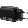 Verbatim Essentials Mains Charger Gan 65W Black - (32352)