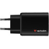 Verbatim Essentials Mains Charger Gan 65W Black - (32352)