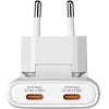 Verbatim Fold n Go Mains Charger Gan 65W White - (32355)