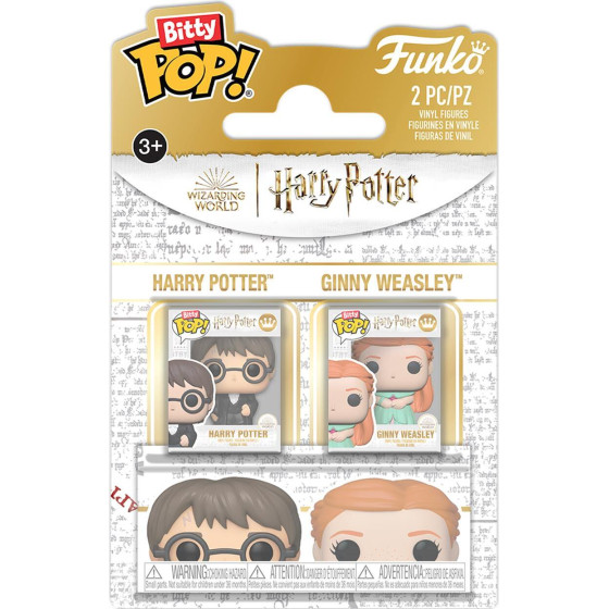 Funko Bitty Pop! 2-Pack: Harry Potter - Harry Potter & Ginny Weasley Vinyl Figures