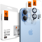Spigen Camera Cover Optik Pro GLAS.Tr ''Ez FIT'' Camera Protector 2-Pack Iphone 16 / 16 Plus / 17 Blue - (AGL10129)