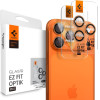 Spigen Camera Cover Optik Pro GLAS.Tr ''Ez FIT'' Camera Protector 2-Pack Iphone 16 Pro / Max / 17 Pro / Max Orange - (AGL10123)