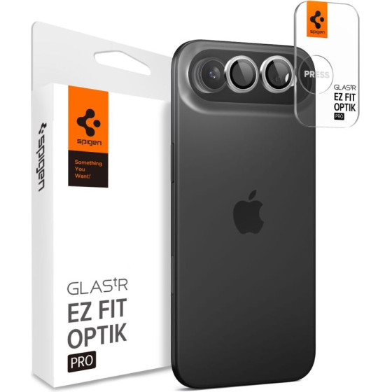 Spigen Camera Cover Optik Pro GLAS.Tr ''Ez FIT'' Camera Protector 2-Pack Iphone Air Silver - (AGL10132)