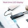Icy Box 9-IN-1 Led Display Hub With 2xTYPE-C PD100W 1xTYPE-C PD20W, 4xUSB3.2 & TYPE-C/Usb Host Connection Grey - (IB-HUB1743-CPD)