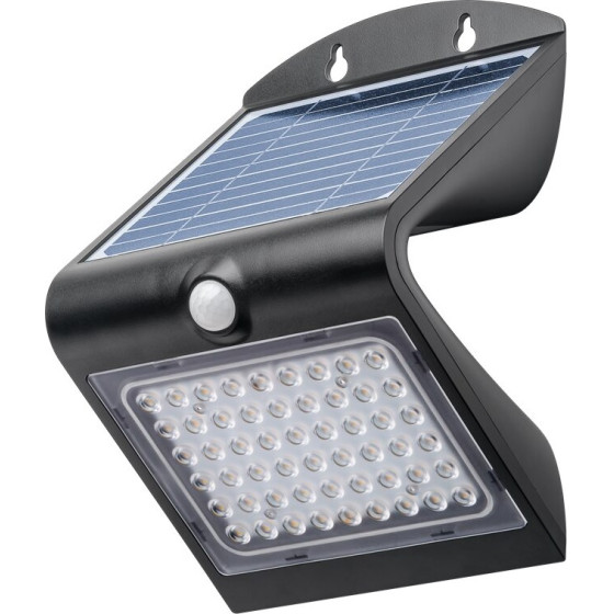 Goobay Led Solar Wall Light With Motion Sensor, 4 W, Black - (77429)