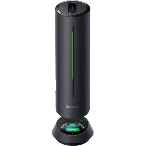 Insta360 Wave Graphite Black - Ai Speakerphone For Meetings, Recordings, Podcasts, Live Streams - (CINSABCA/Wave02)