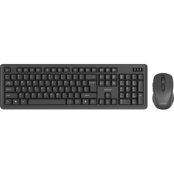 SAVIO Keyboard Home/Office Usb Qwerty Uk International Black - (KB-04)