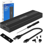 SAVIO Storage Drive Enclosure Ssd Enclosure Black M.2 - (AK-84)