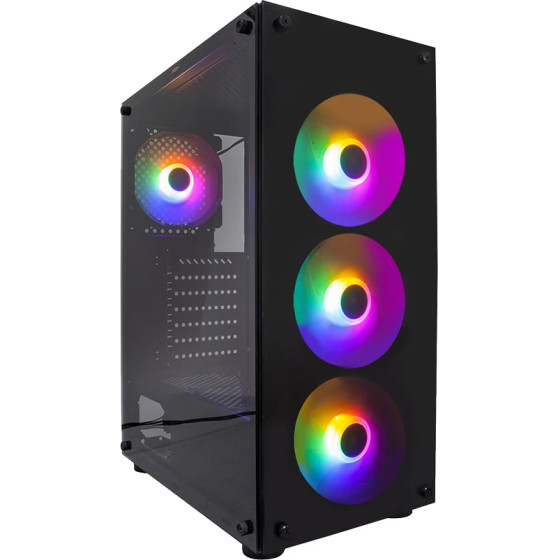 1stPlayer Case ATX - Fire Dancing V3-B RGB - 4 fans included - (V3-B-4F1)