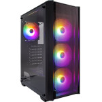 1stPlayer Case ATX - Fire Dancing V4 RGB - 4 fans included - (V4-4F1)