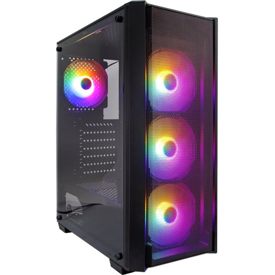 1stPlayer Case ATX - Fire Dancing V4 RGB - 4 fans included - (V4-4F1)