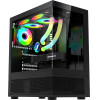 1stPlayer Case ATX - MIKU Mi7-A Black - Reversed fans included - (Mi7-A-BK-2F1R-1F1)
