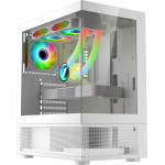 1stPlayer Case ATX - MIKU Mi7-A White - Reversed fans included - (Mi7-A-WH-2F1R-W-1F1-W)