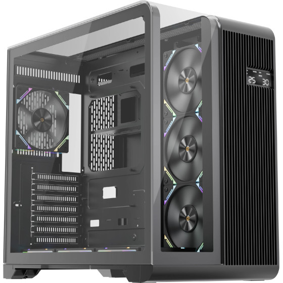 1stPlayer Case ATX - RT7 Black - LED display - (RT7-BLACK)