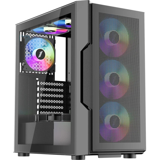 1stPlayer Case ATX - TRILOBITE T7-P - 4 fans included - (T7-P-4F1)