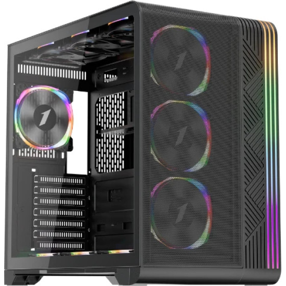 1stPlayer Case ATX - USB-C, Mesh, A-RGB - (VT7-BK)