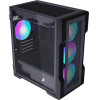 1stPlayer Case mATX - TRILOBITE T3 Mesh Black - (T3-BK-4F1)