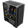 1stPlayer Case mATX - TRILOBITE T4 Mesh Black - (T4-BK-4F1)