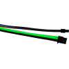 1stPlayer Custom Modding Cable Kit Black/Green - ATX24P, EPS, PCI-e - (BGE-001)
