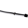1stPlayer Custom Modding Cable Kit Black/White - ATX24P, EPS, PCI-e - (BKW-001)