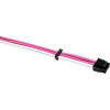 1stPlayer Custom Modding Cable Kit Pink/White - ATX24P, EPS, PCI-e - (PKW-001)
