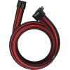 1stPlayer Custom Sleeved Modding Cable Black/Red - PCIe 5.0 12VHPWR M/M - (FM2-B-BR)