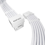 1stPlayer Custom Sleeved Modding Cable White - PCIe 5.0 12VHPWR M/M - (FM2-B-WH)