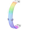 1stPlayer Extension Modding Cable PCIe 6+2PIN Addressable RGB White - (NC2-8P-WH)