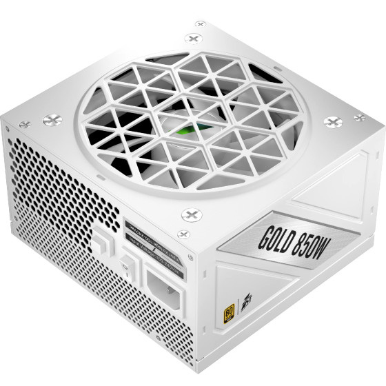 1stPlayer PSU ATX 3.1 850W Gold, Full Modular, PCIe 5.1, White - HA-850BA4WHITE - (HA-850BA4-WHITE)