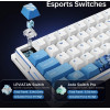 ATK Professional Gaming Mechanical Keyboard EDGE 60 HE Master Leviatan - 8K, Gateron Jade Pro Switches - (EDGE60-HE-M-BK)