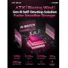 ATK Professional Gaming Mechanical Keyboard RS6 - 8K, Gateron Jade Pro Switches [Linear] - Black - (RS6-BK-GJP)