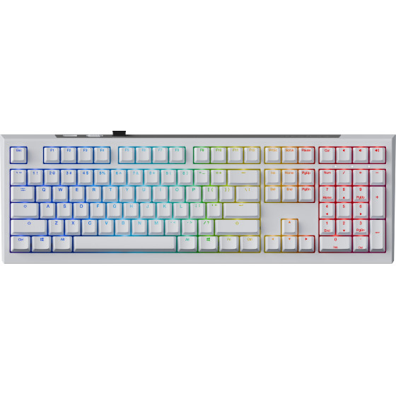 Ducky Professional Gaming Mechanical Keyboard One X Wireless White - AI Switches [Linear] - (DKON2408AST3-DAUSPDOECL2WW1)