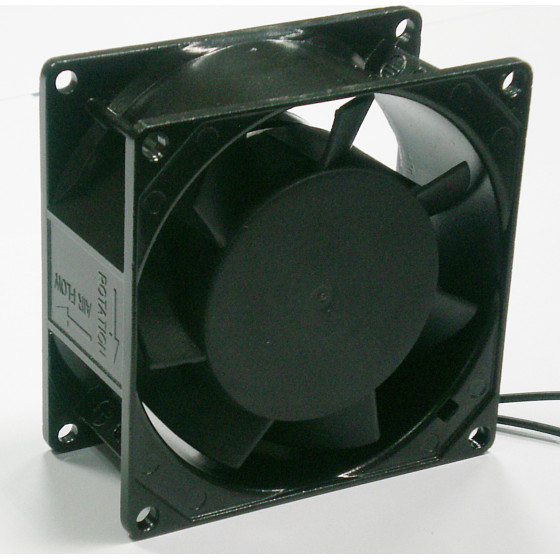 Evercool fan 80x80x38 220V 2 ball bearing 2300rpm - (EC8038A2HBL)