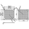 Evercool Fan Filter Metal Black - 92mm - (FGF-90/M/BK)