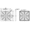 Evercool Fan Filter Plastic - 92mm - (FGF-90/P)