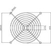 Evercool Fan Grill Metal - 140mm - (FG-140/M)
