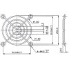 Evercool Fan Grill Metal - 60mm - (FG-60/M)