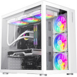 Gamemax Case ATX - Infinity White - (GM-14100901520)