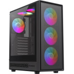 Gamemax Case ATX - Storm 2 AB - 6 x 120 mm Addressable RGB fans - (GM-12380300005)