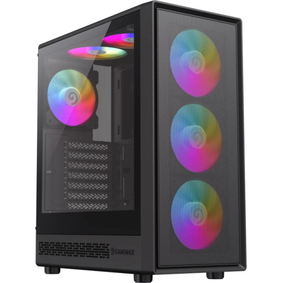 Gamemax Case ATX - Storm 2 AB - 6 x 120 mm Addressable RGB fans - (GM-12380300005)